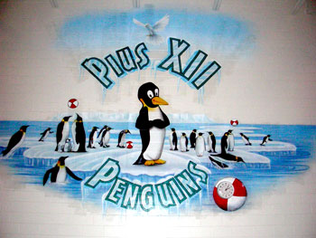 Penguins Spotted at Pius XII Catholic School