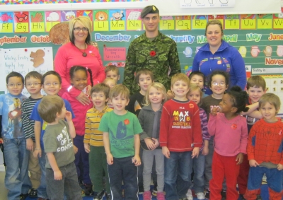 Making the Connection with our Troops at Pius XII