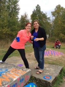 Pius XII Staff Supporting Students Through Outdoor Art